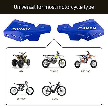 Universal Hand Guards for 7/8" 22mm 1 1/8" 28mm Bar - color: Blue