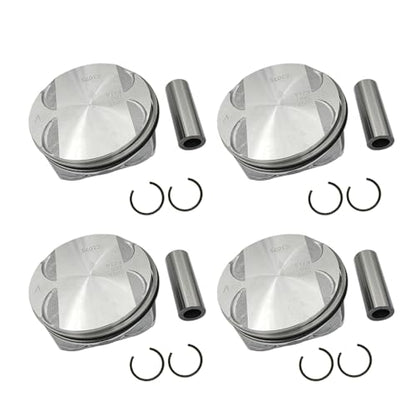 Engine Piston & Piston Snap Rings Kit Fits for Buick Chevrolet GMC Pontiac Saturn 2.4L S224-3959 GA9034 88mm Bore
