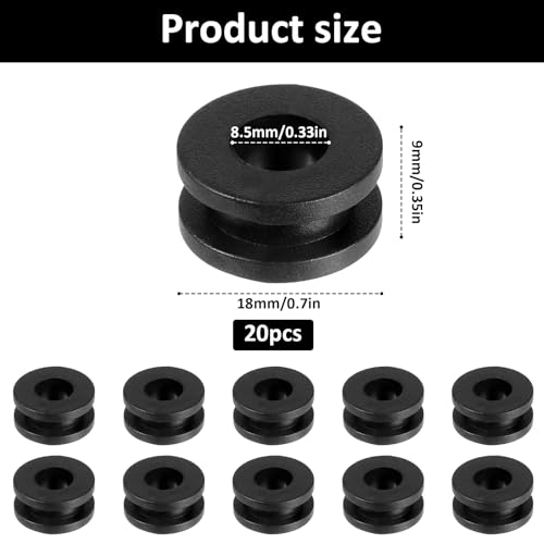 20PCS Motorcycle Rubber Grommets for Motorcycle Fairings Set, Motorcycles Rubber Grommet Kit Replacement Accessorie