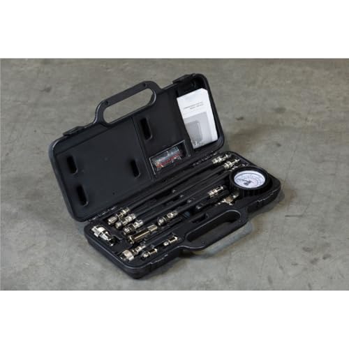 Mityvac MV5530 Engine Compression Test Kit, Manual Pressure Release, 2-3/4 in. Bourdon Tube Gauge, Quick-Disconnect Coupler, Includes Threaded Adapters for Motorcycles, Marine and Small Engines