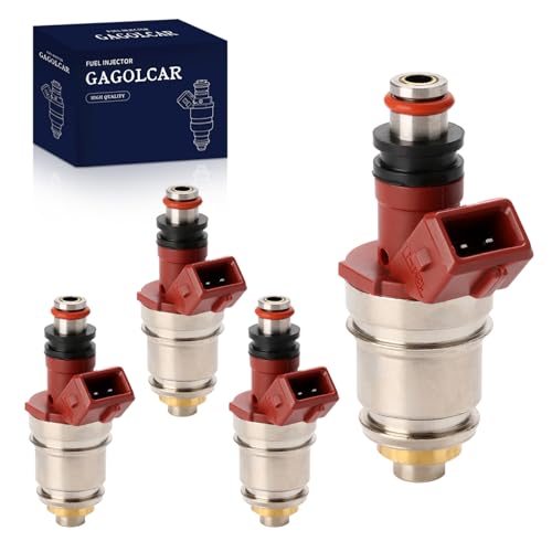 4-Pack Fuel Injectors Set | Compatible with Nissan D21 1990-1994 2.4L L4| Replaces FJ342 16600-86G10 - size: 4 X FJ342