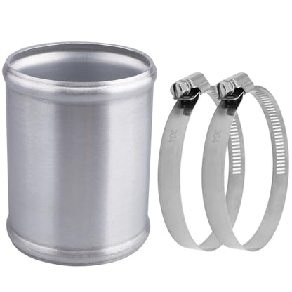 AC PERFORMANCE OD 3" Aluminum Tube Hose Joiner with Clamps - size: 3" (76mm)