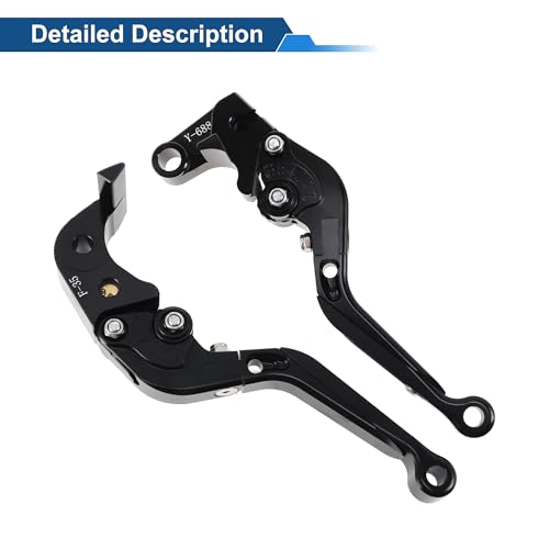 YZF-R7 Brake Clutch Levers for Yamaha 21-25 6 Position - color: Solid Black