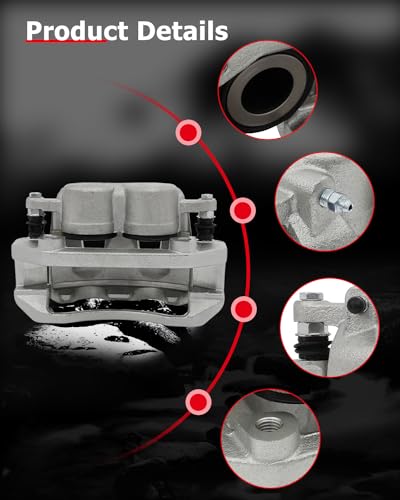 cciyu Front Left/Right Disc Brake Caliper Assembly w/Bracket 18B5055 - size: Front Right[18B5055]