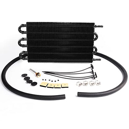 PIT66 6 Row AN6 Aluminum Engine Transmission Racing Oil Cooler