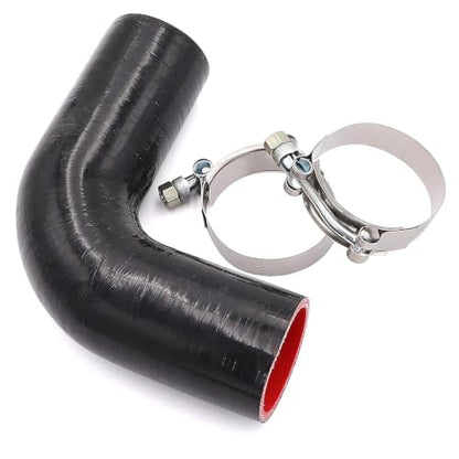 90 Degree Elbow 2 inch Silicone Radiator Coupler Hose 4-Ply - size: ID 2"