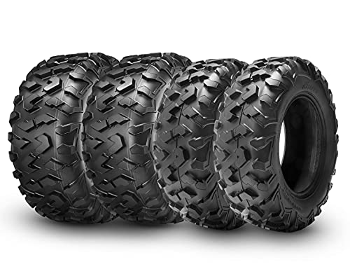 HALBERD ATV Tires, 25x8-12 & 25x11-10, 6PR All Terrain, Set of 4 - size: 25x8-12 & 25x11-10