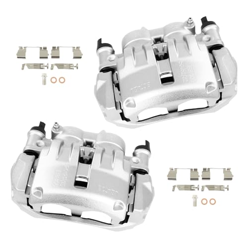 cciyu Front Left & Right Disc Brake Calipers Assembly 18B5524 18B5525 - size: Front[18B5524+18B5525]