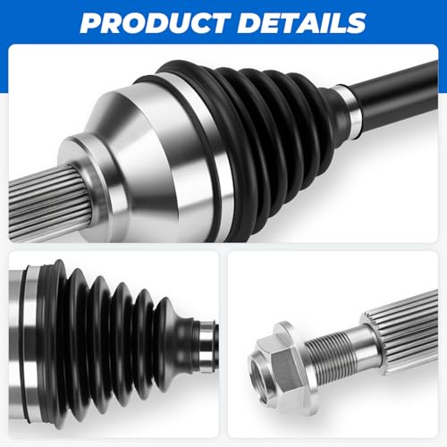 Front Left CV Axle Shaft Assembly 2009-2020 for Dodge Journey 2.4L(FWD)