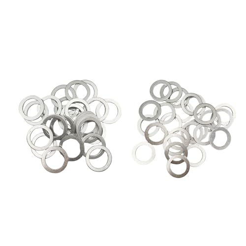 25pcs Transmission Fluid & 25pcs Rear Differential Oil Drain Plug Crush Washer Gasket Seal 18mm & 20mm Compatible with Honda Acura Civic Accord Odyssey CRV Pilot Replace 94109-2000 90471-PX4-000