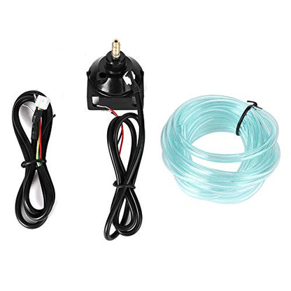 52mm Digital Vacuum Gauge Kit, 2in LED Scale Display Marine & Car Vacuum Meter, 0-30 in.Hg 12V Universal Automotive Gauge for Engine Diagnostics