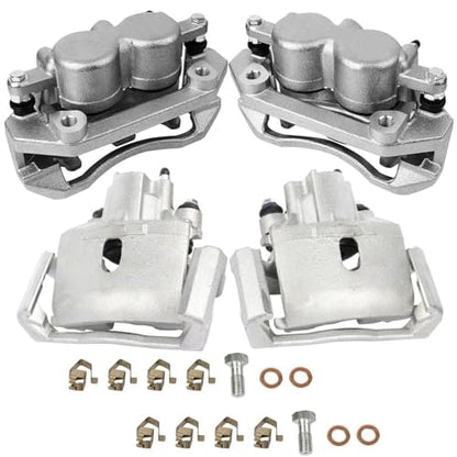 ECCPP Front & Rear Disc Brake Calipers Assembly - size: Front & Rear[18B5009 18B5008 18-B4837 18-B4836]