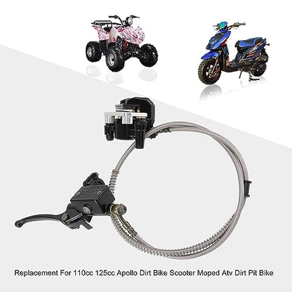 GOOFIT Front Disc Brake Master Cylinder for 110cc 125cc Dirt Bike Scooter Moped ATV Pit Bike