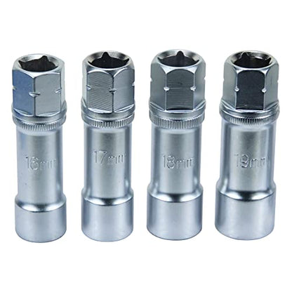 18PCS Steering Hub Suspension Shock Absorber Strut Nut Removal Tool Socket Kit
