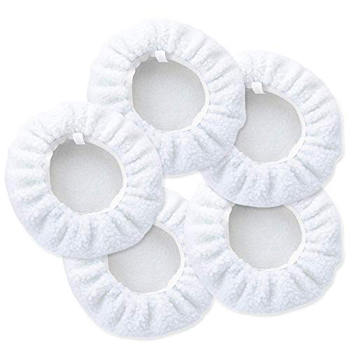 GOOACC Car Polisher Bonnet, (9 to 10 Inches) Waxers Bonnet Set,Max Waxer Bonnet Polishing Pad for Most Car Clean Waxer Polishers, Pack of 5Pcs