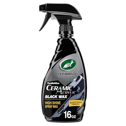 Turtle Wax Hybrid Solutions Ceramic Black Car Wax Spray, 16 Fl Oz (Pack of 6) - size: 16 Fl Oz (Pack of 6)