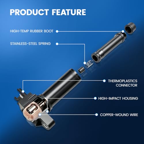 Ignition Coils & Iridium Spark Plugs Fit for 00-08 Corolla 1.8L - size: UF247 Ignition Coils Pack