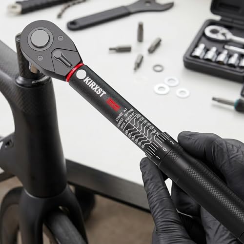 1/4" Drive Torque Wrench 20-260In.-Lb./2.96-29.4Nm, Two-way Adjustable 72-tooth Click Torque Wrench, Dual Scale, ±3% Accuracy Wrench, Suitable for Maintenance Bicycles, Cars and Trucks - size: 1/4"