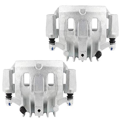 cciyu Rear Left & Right Disc Brake Calipers With Bracket 18-B4753 18-B4752 - size: Rear[18-B4753+18-B4752]