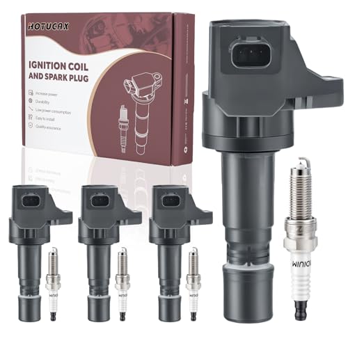 UF672 Ignition Coils & Spark Plugs Tune Up Kit, 4 Pack - size: UF672 & Spark Plugs