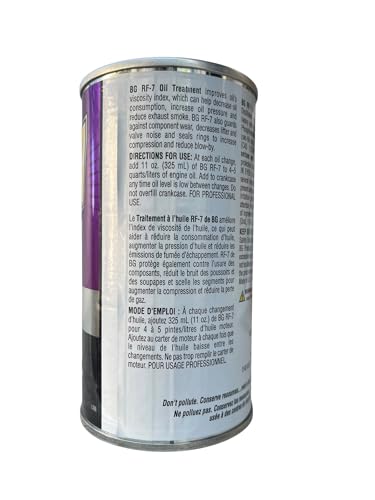BG RF7 #107 Engine Oil Treatment - 11oz can