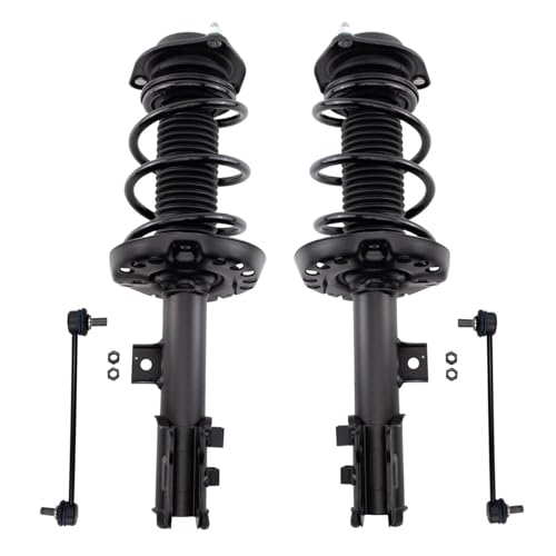 TRQ Front Suspension Kit Complete Strut & Coil Spring Assembly Sway Bar - style: PSA27869