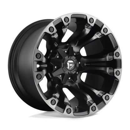FUEL OFF-ROAD D851 VAPOR 17X9, 5X4.5/5.0, 5.04, 1mm MATTE BLACK GRAY TINT - D85117902650A - color: MATTE BLACK GRAY TINT, size: 17X9, 5X4.5/5.0, 5.04, 1mm