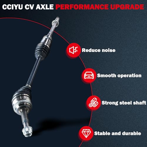 CCIYU CV Axle Shaft Assembly for Toyota for Camry 2007-2017 665294 - size: 17-9559