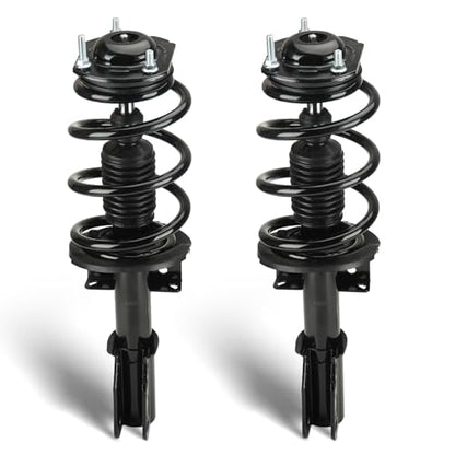 Front Struts w/Coil Spring Assembly Shock Absorber Fit for 07-12 GMC Acadia/08-12 Buick Enclave/07-10 Saturn Outlook/09-12 Chevy Traverse, All Models 3.6L V6 Gas Only, Replace for 172518
