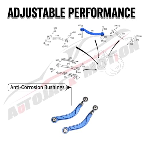 Pair Rear Camber Arms for Mercedes C-Class/CLS/GLK/E/SL