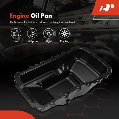 A-Premium Engine Oil Pan Sump with Drain Plug
