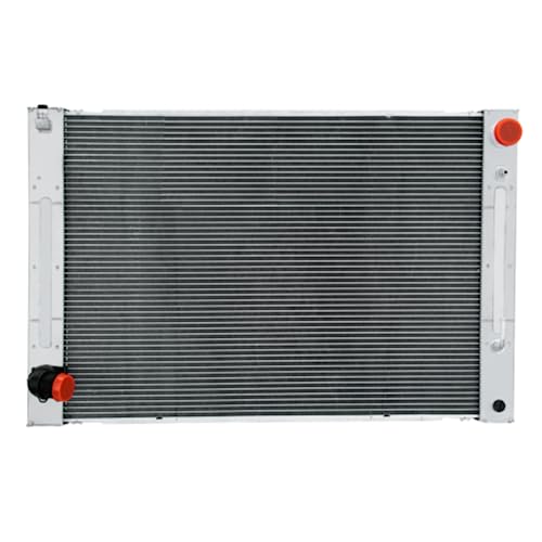 ALLOYWORKS Radiator Compatible with 2007-2015 Infiniti G37 G25 G35 Q60/ 2010-2020 Nissan 370Z 2.5L 3.5L 3.7L Crossflow Aluminum Radiators, Includes Condenser, OEM CU13004, 21460JK90B, NI3010227