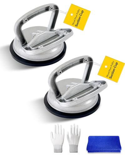 3 Pack Metal Dent Puller,Car Dent Puller , Aluminum Alloy Dent Puller,multifunctional car dent repair puller kit,Paintless Dent Repair Tools for Car Dent ,Glass, Tiles Lifting and Objects Moving - size: 2PCS Metal Suction Cup