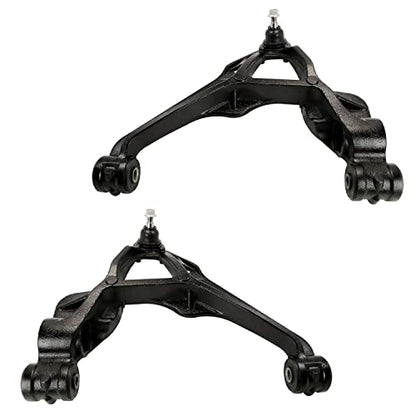 Detroit Axle - 4pc Front End Control Arms for 11-19 Chevy Silverado 2500 HD - size: 4C48218/4PC