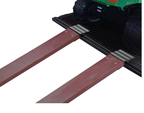 MaxxHaul Aluminum Ramp Top Kit 2 Pack Turns 2x8 Boards into Utility Loading Ramps 1400 lb Capacity with Non‑Skid Surface and Tailgate Protective Pads (80439) - size: (Pack of 1)