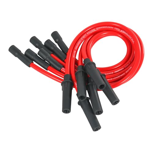 Spark Plug Wire 10.2mm 5019593AA Red Replacement for Dodge Grand Caravan