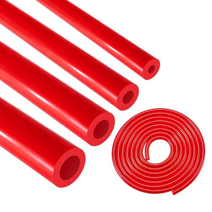 EVIL ENERGY 5/32 1/4 5/16 3/8 Silicone Vacuum Tubing Hose Line Kit 10FT 4PCS 130PSI Max Pressure Red (4mm 6mm 8mm 10mm) - color: Red, size: 10FT