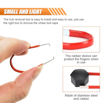 3PCS 3 Type Car Wheel Lug Cap Removal Tool/Puller Set