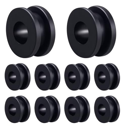 Motorcycle M6 Rubber Grommets 10 pcs, Motorcycle Rubber Replacement Accessories for Fairings Cowling.