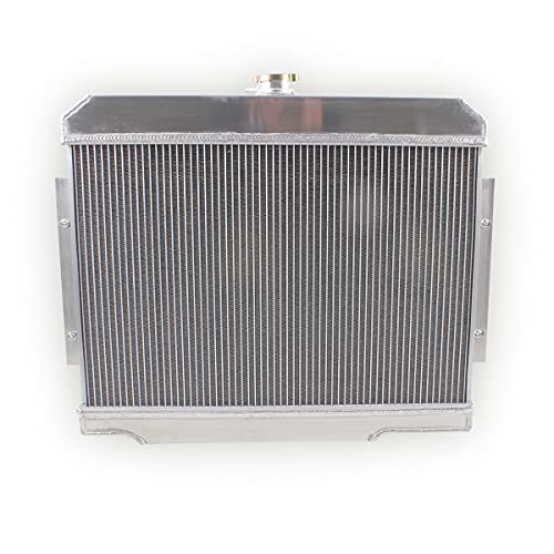3 Rows Aluminum Radiator With Fan Shroud for 1972-1986 Je ep CJ - size: 3 ROW with FAN SHROUD（Che vy engines）