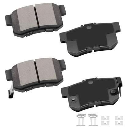 cciyu D536 4pcs Rear Ceramic Brake Pads Kits - size: Rear[D536]