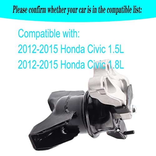 Front Motor Mount for 2012-2015 Civic 1.8L Sedan Manual Hydraulic - size: 2012-2015 Civic 1.5L,1.8L