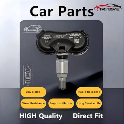 TPMS Sensor 4PCS Compatible with Honda & Acura Civic, CR-Z