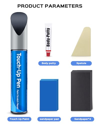 B-607M Cosmic Blue Metallic Touch Up Paint Kit Compatible with Honda Exact Match Car Scratch Repair Touch Up Paint Kit - color: Cosmic Blue Metallic(B-607M) compatible with Civic/Insight