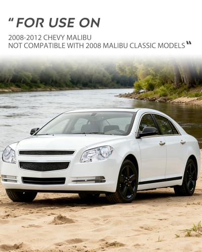 Nilight Headlight Assembly Compatible with 2008-2012 Chevy Malibu - color: Chrome Housing Clear Reflector, size: 2008-2012 Chevy Malibu