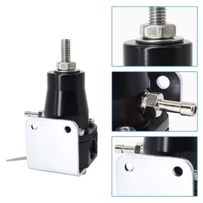 Adjustable EFI Fuel Pressure Regulator Kit 14-36PSI - style: 30-70 PSI