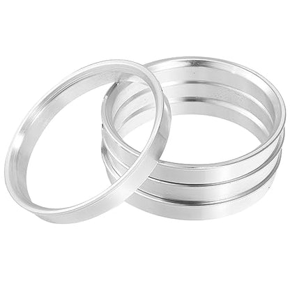 X AUTOHAUX 4pcs OD 73.1mm to ID 66.9mm Aluminum Alloy Hub Centric Rings - size: 66.9mm