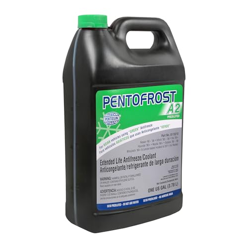 Pentosin 8115215 Pentofrost A2 US MX 50/50 Prediluted 'Green' Antifreeze/Coolant - Compatible with Select Hyundai, Infiniti, Kia, Mazda, Mitsubishi, Nissan, Subaru, Suzuki; 1 Gallon Jug