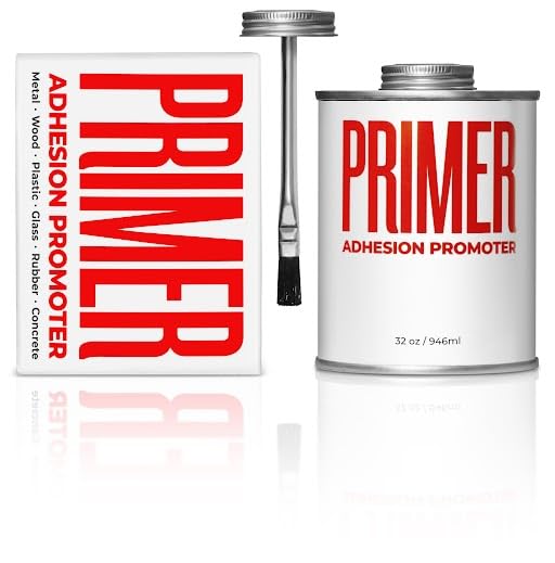 VViViD Primer Adhesive Promoter (946 ML), for Painting, Metal, Plastic, Vinyl Wrapping, Rubber, Concrete and More - color: Brush Head, size: (946 mL)