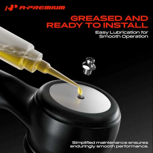 A-Premium Front Outer Tie Rod End, Compatible with Dodge - size: 2Pcs-Outer Tie Rod End